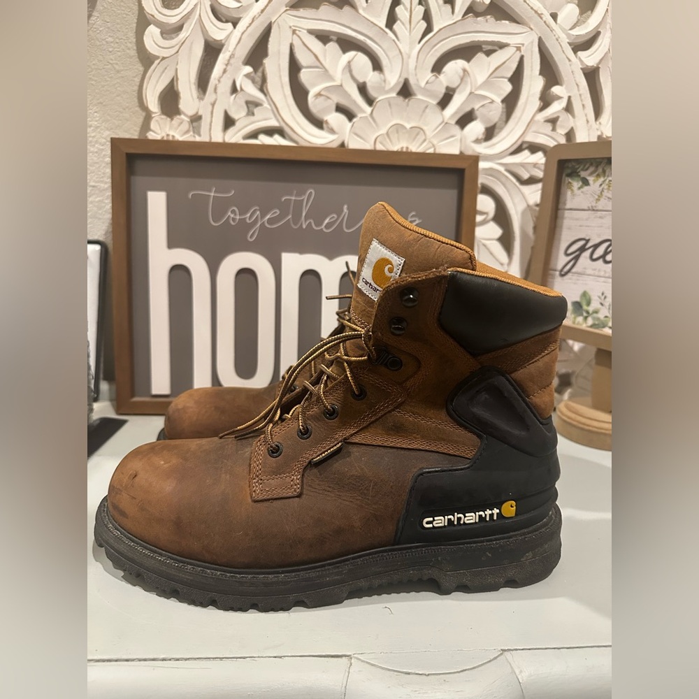 Carhartt Brown/Tan Men's Rugged Work Boots